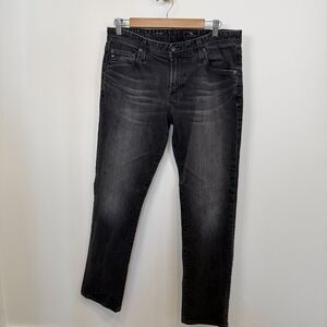 Adriano Goldschmied AG Tellis Jeans Men 32x29 Black Modern Slim Denim Stretch
